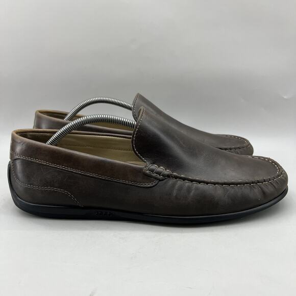 ECCO Classic Moc 2.0 Loafers Men Size 11 Brown Leather Comfort Slip On Low Shoes main image 8